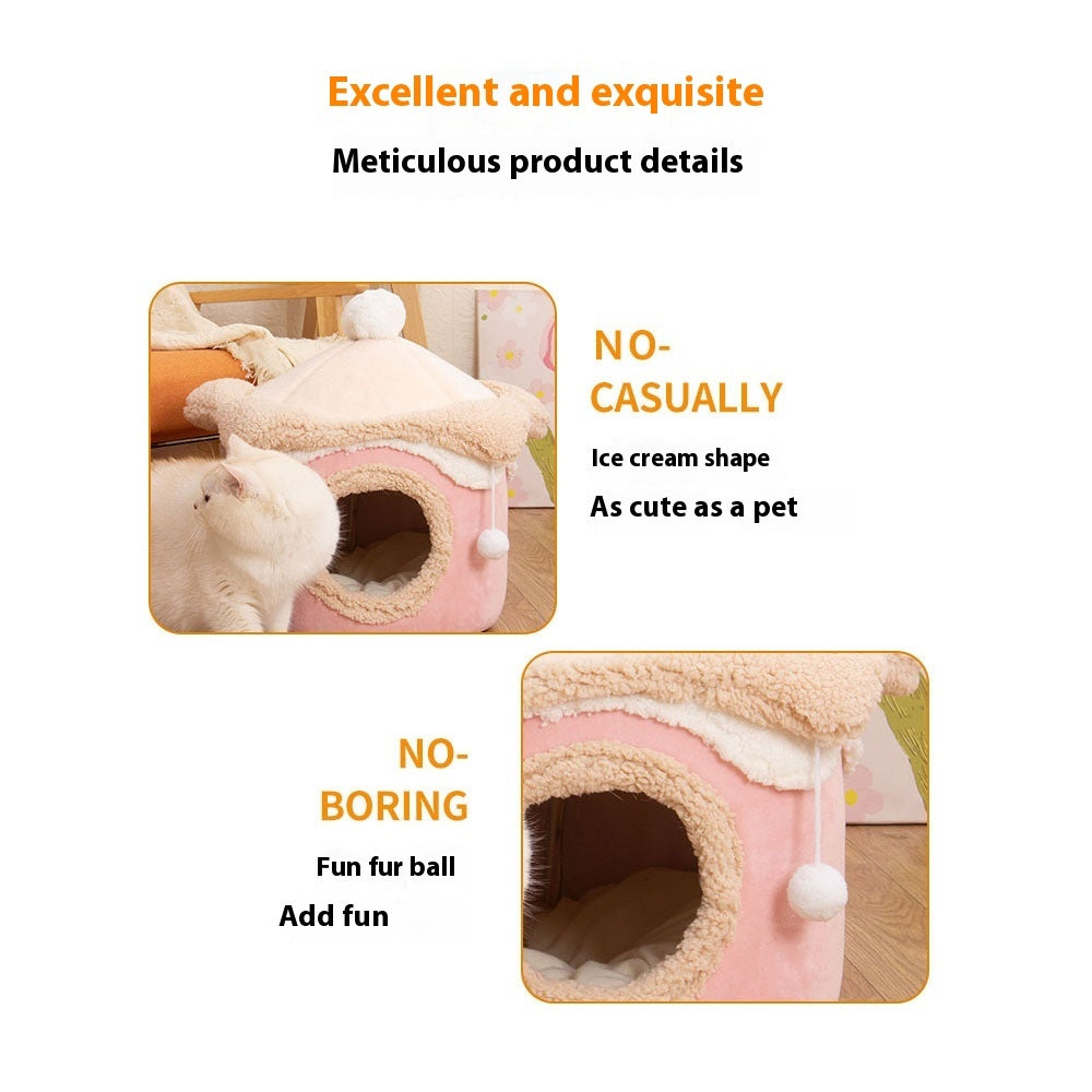 Ice Cream House Pet Kennel
