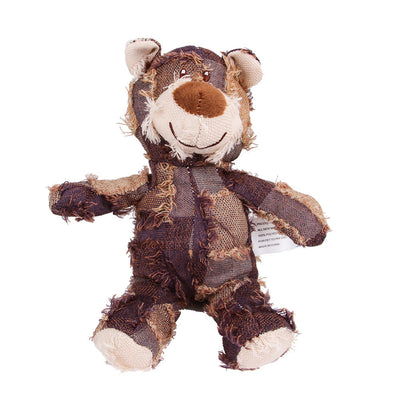 Indestructible & Interactive Bear Dog Toy For Aggressive Chewers