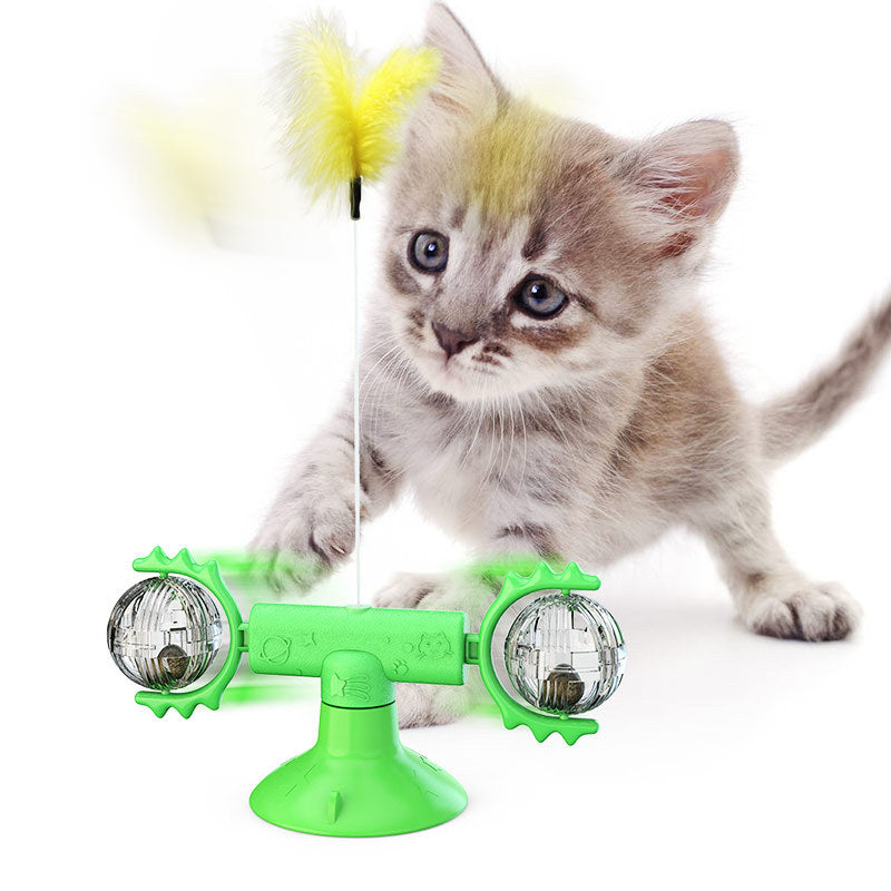 Cat Rotating Windmill Cat Toy