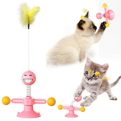 Cat Rotating Windmill Cat Toy