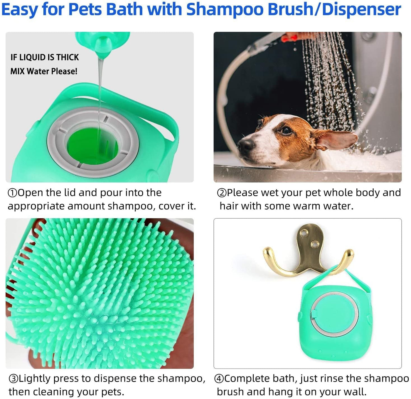 Shampoo Massager Shower Brush
