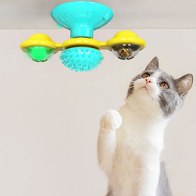 Cat Rotating Windmill Cat Toy