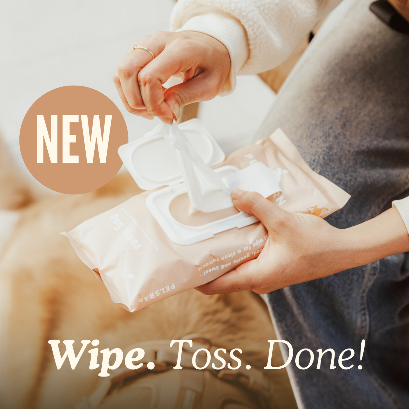 Dog Wipes for clean paws