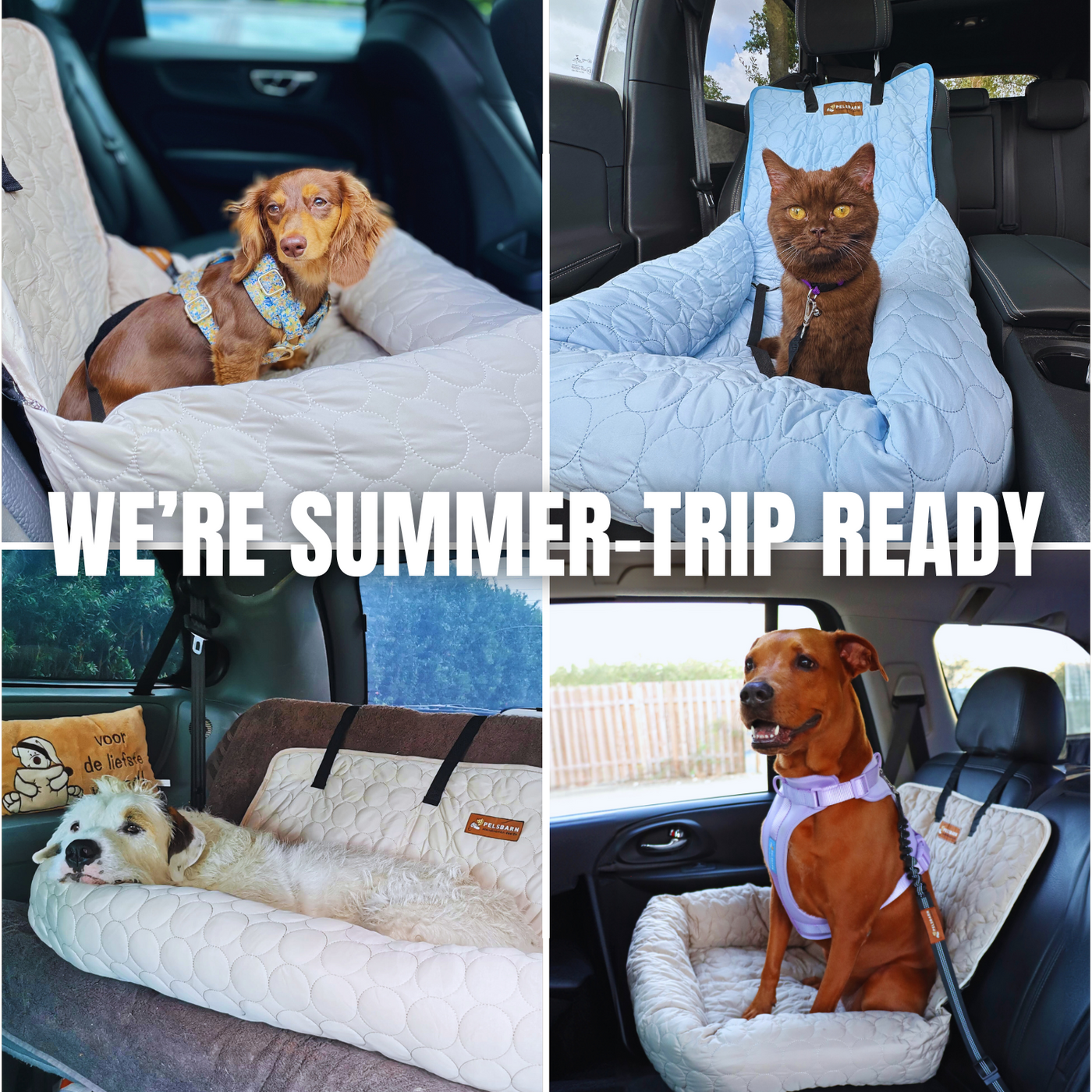 Pelsbarn Cooling Car Bed
