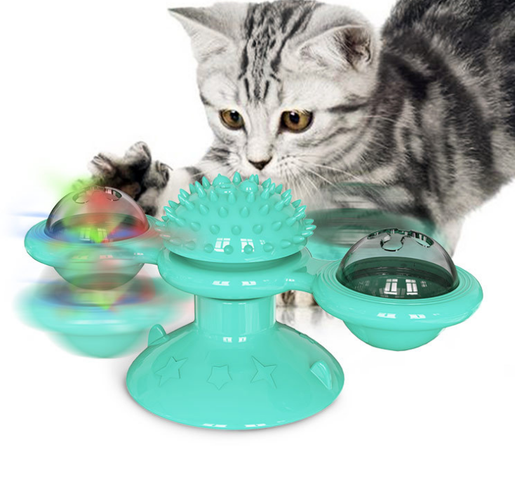 Cat Rotating Windmill Cat Toy