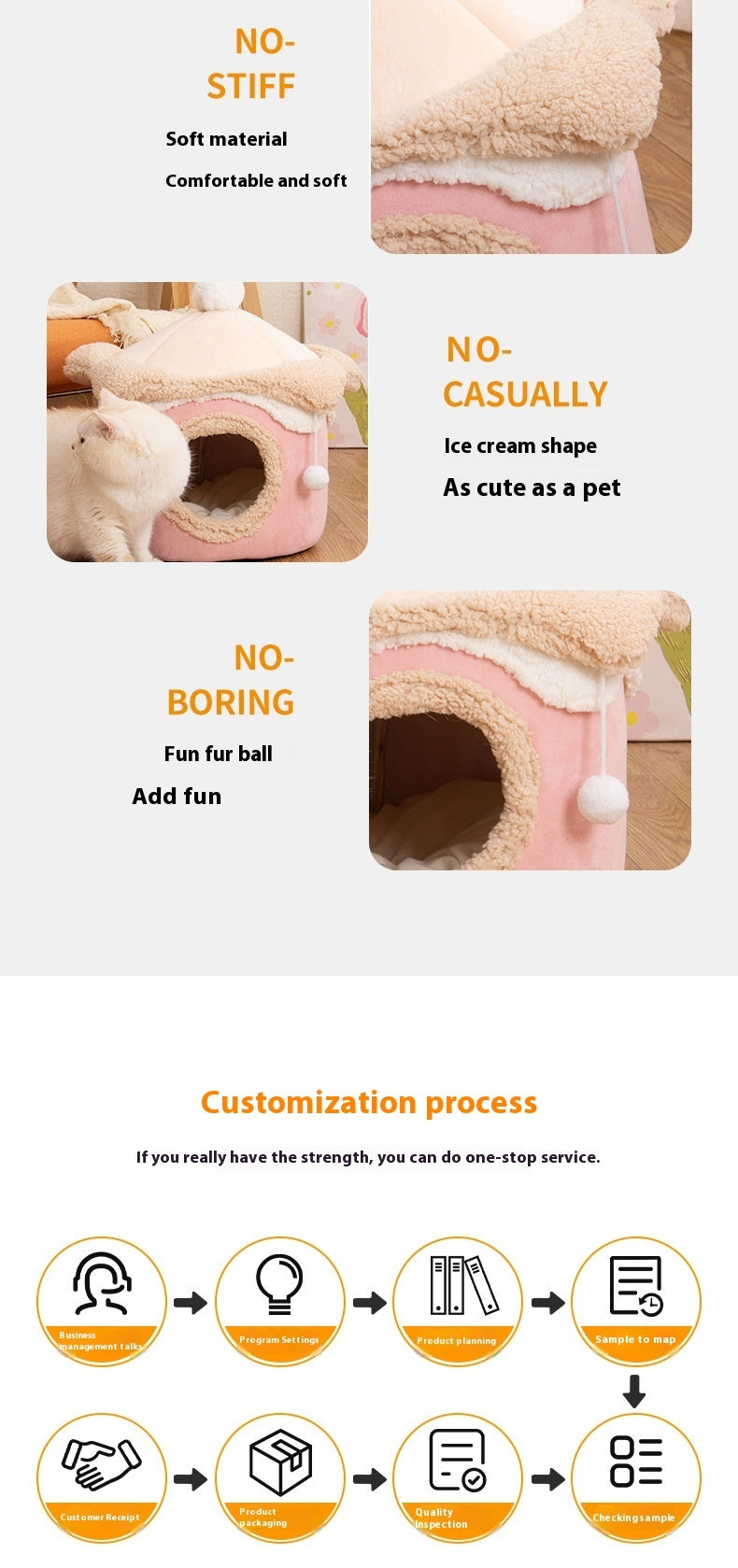 Ice Cream House Pet Kennel