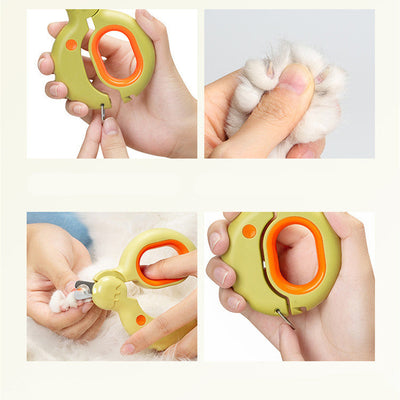 Creamy Donut Nail Clippers for Cats and Dogs