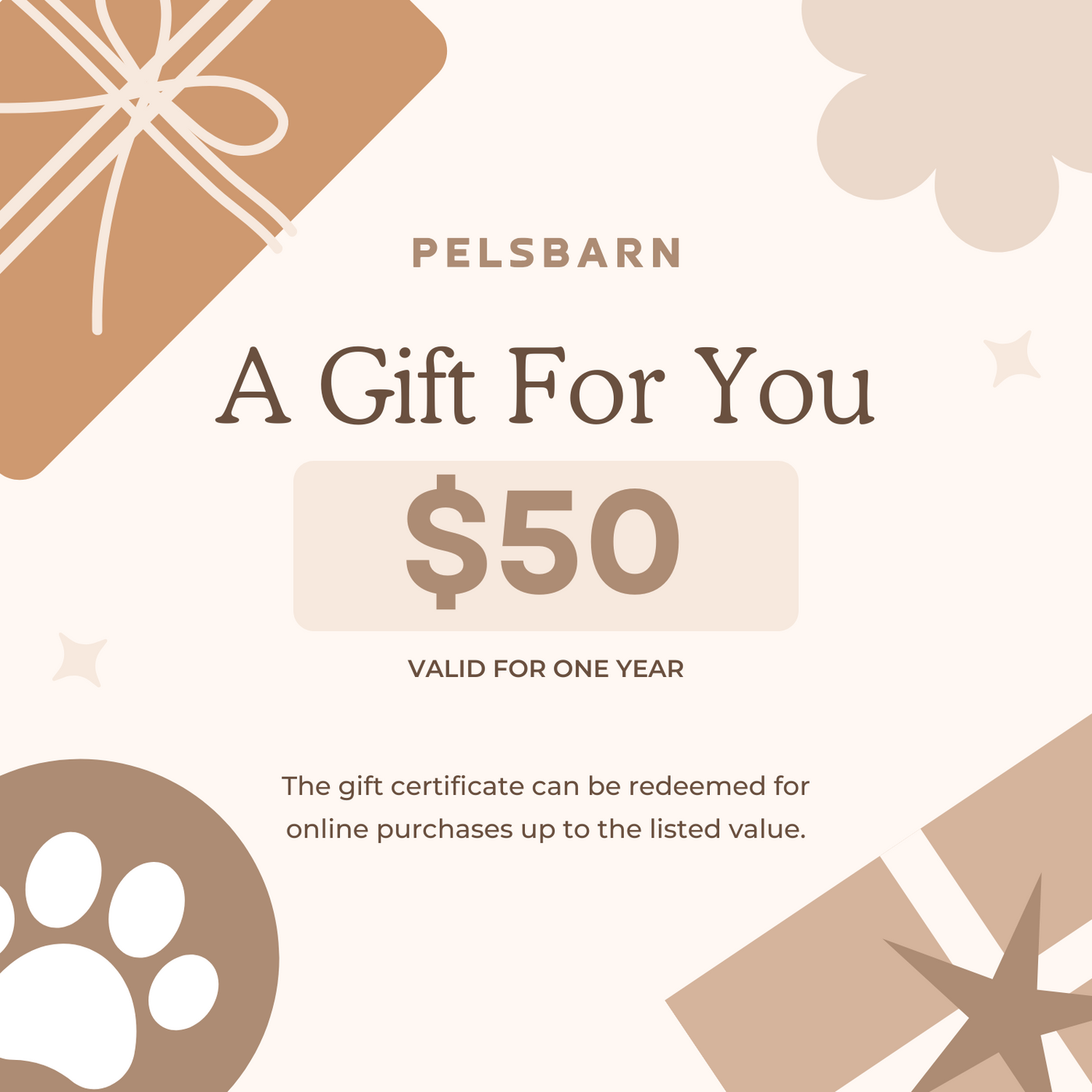 Pelsbarn Special Gift Card