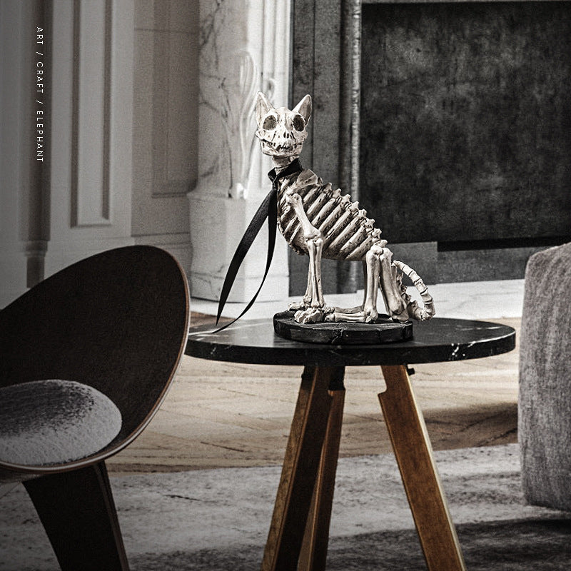 Skeleton dog dinosaur fossil ornaments