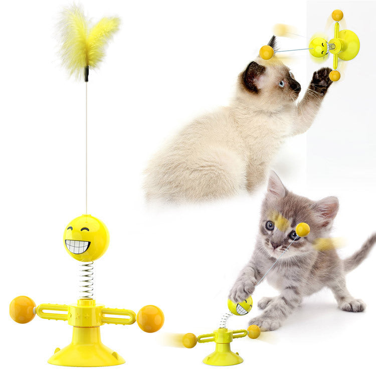 Cat Rotating Windmill Cat Toy