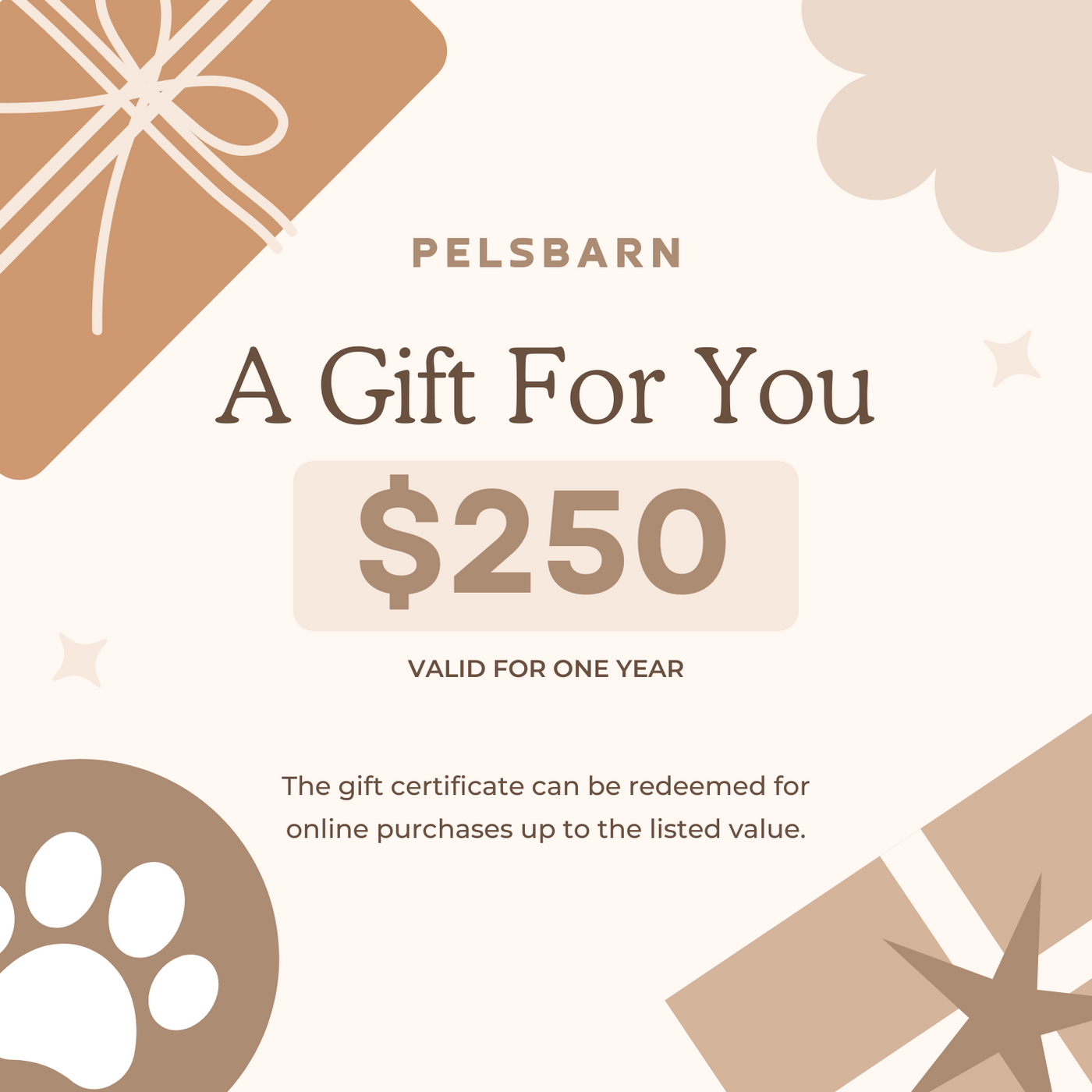 Pelsbarn Special Gift Card