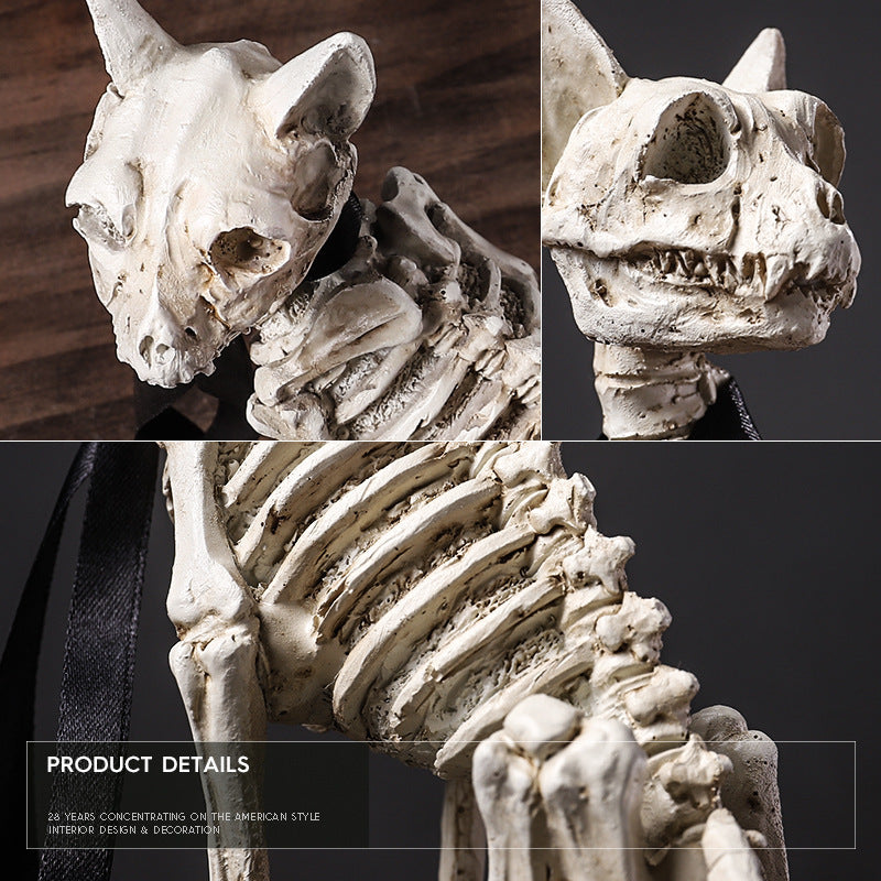 Skeleton dog dinosaur fossil ornaments