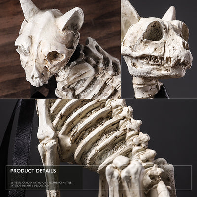 Skeleton dog dinosaur fossil ornaments