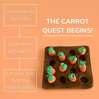 Carrot Field Snuffle Mat
