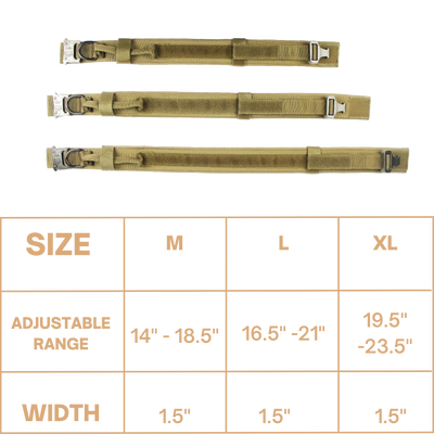 Heavy-Duty Tactical Dog Collar