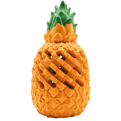 Pineapple Treat Dispensing Dog Toy for Aggressive Chewer