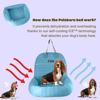 Pelsbarn Cooling Car Bed