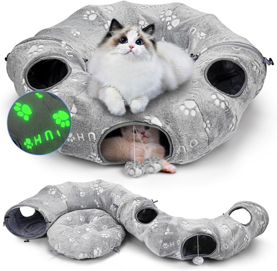 Cat Tunnel Bed for Under Christmas Tree