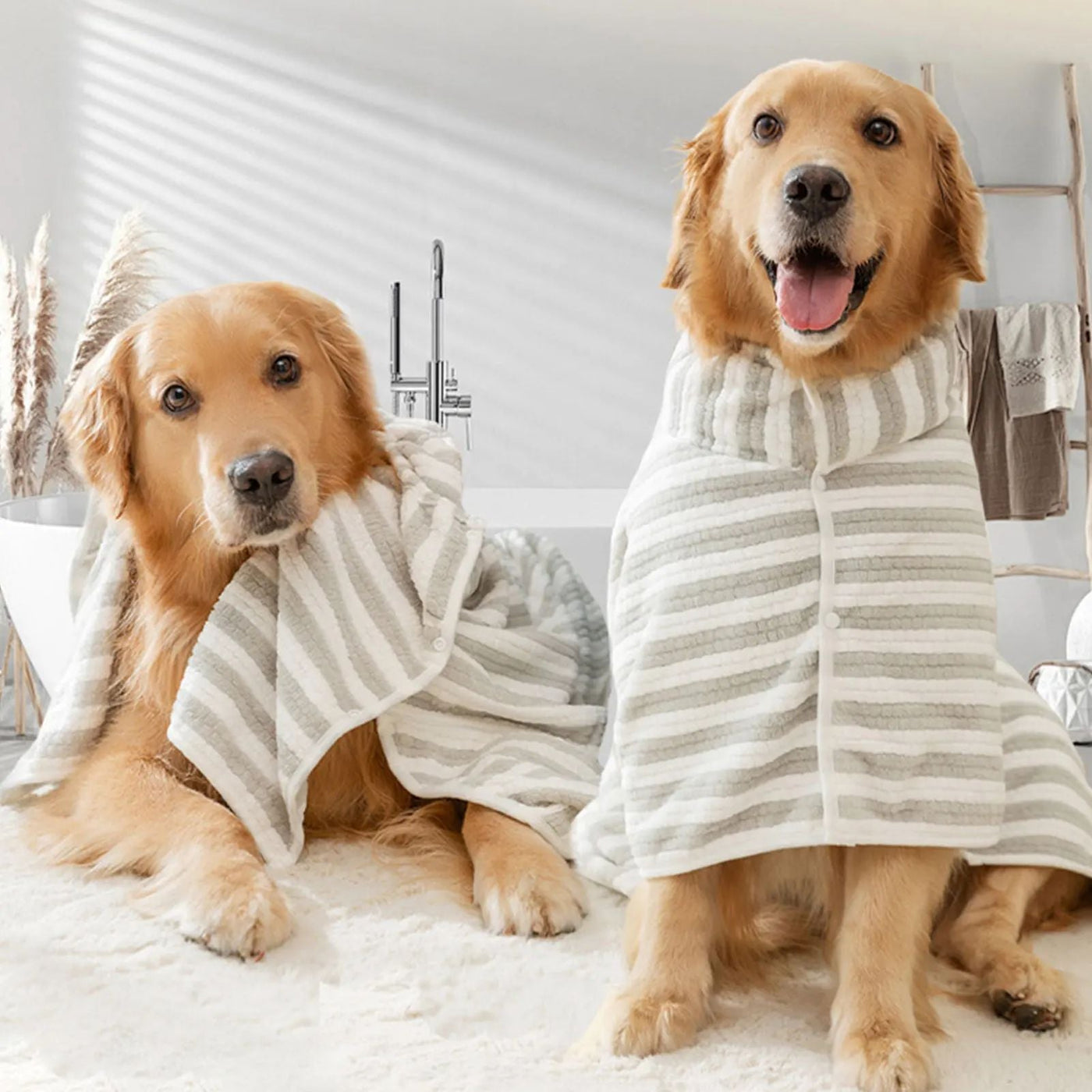 Ultra-Absorbent Quick-Drying Bathrobe