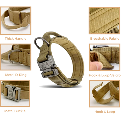 Heavy-Duty Tactical Dog Collar