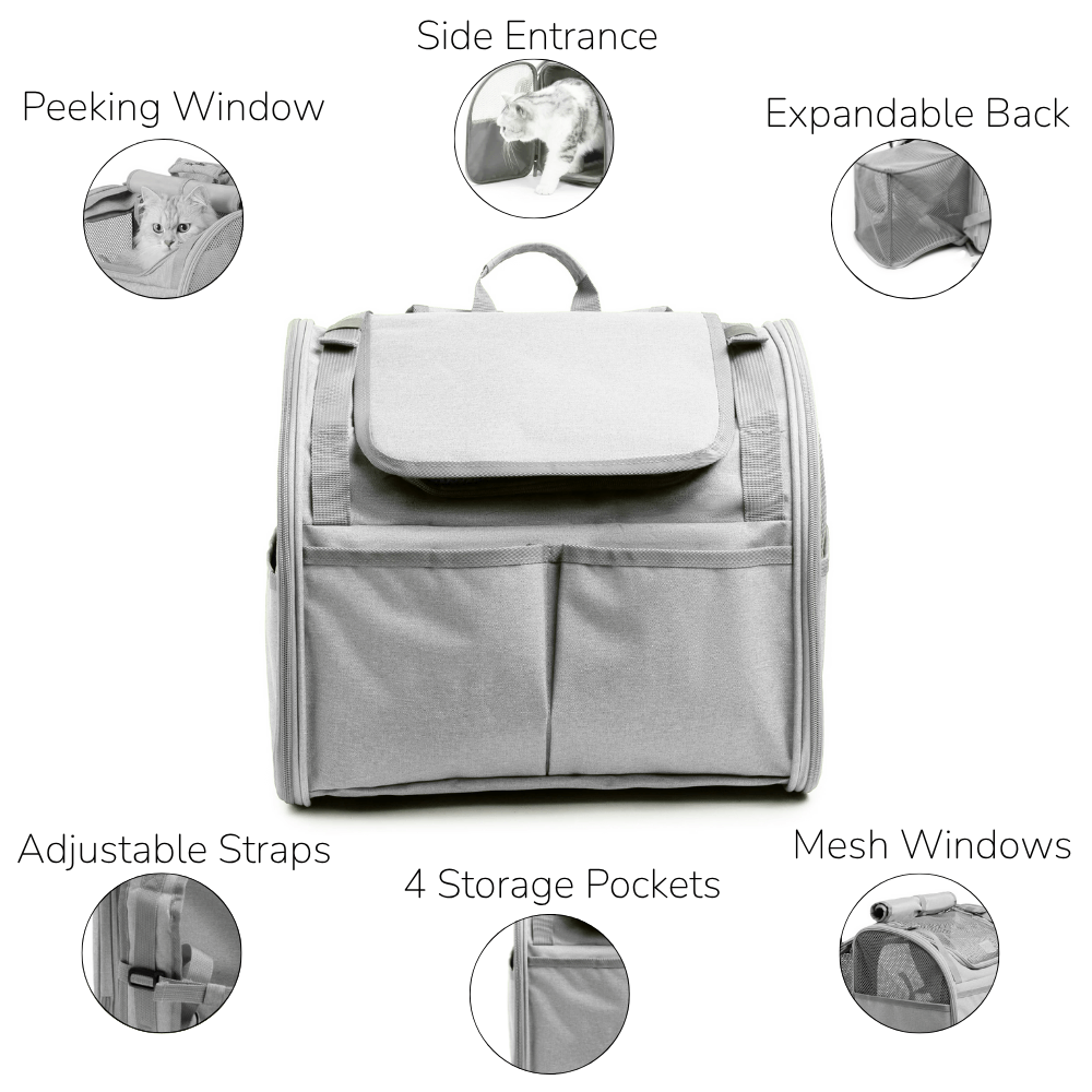 Expandable Cat BackPack Carrier