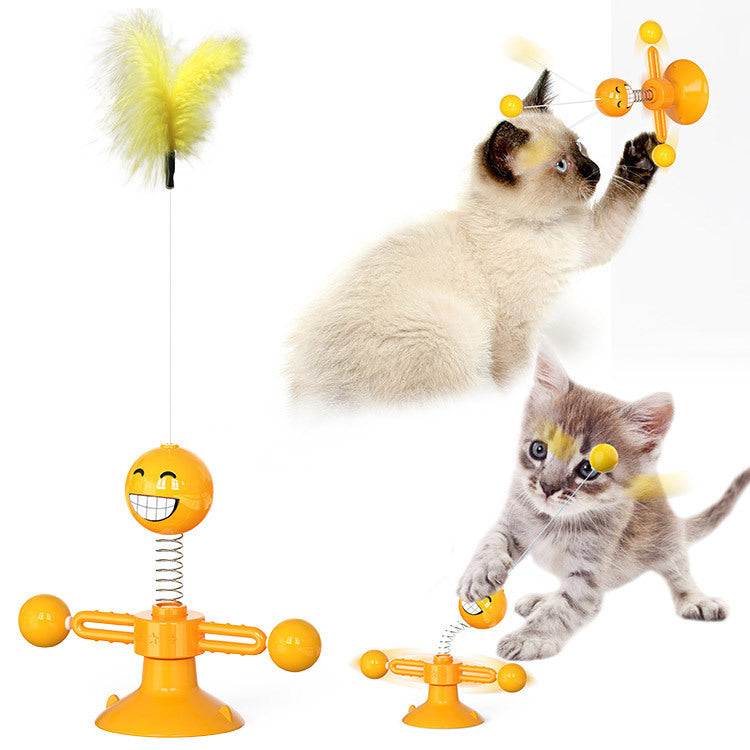 Cat Rotating Windmill Cat Toy