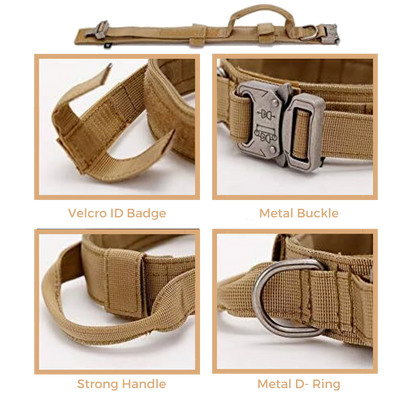 Heavy-Duty Tactical Dog Collar