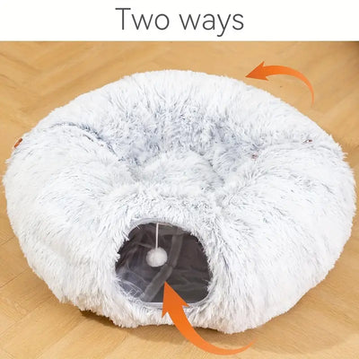 Cat Tunnel Bed for Under Christmas Tree