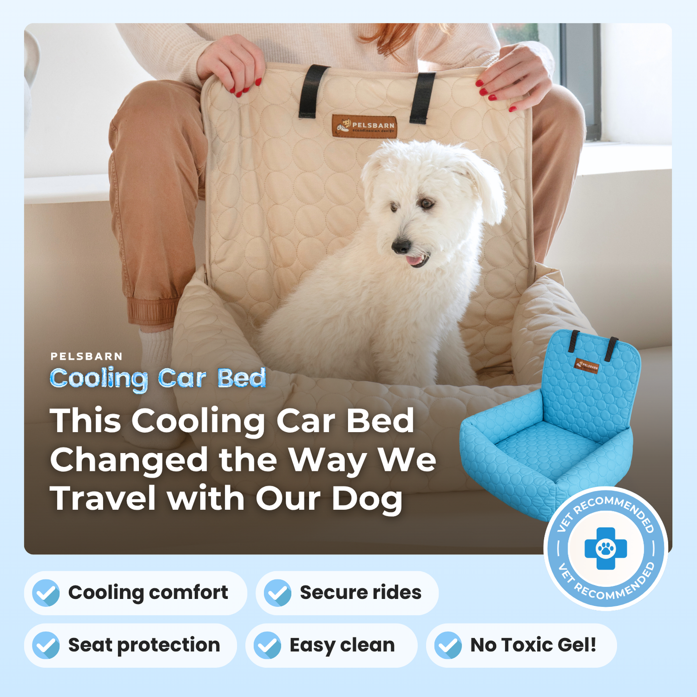 Pelsbarn Cooling Car Bed BOGO Deal