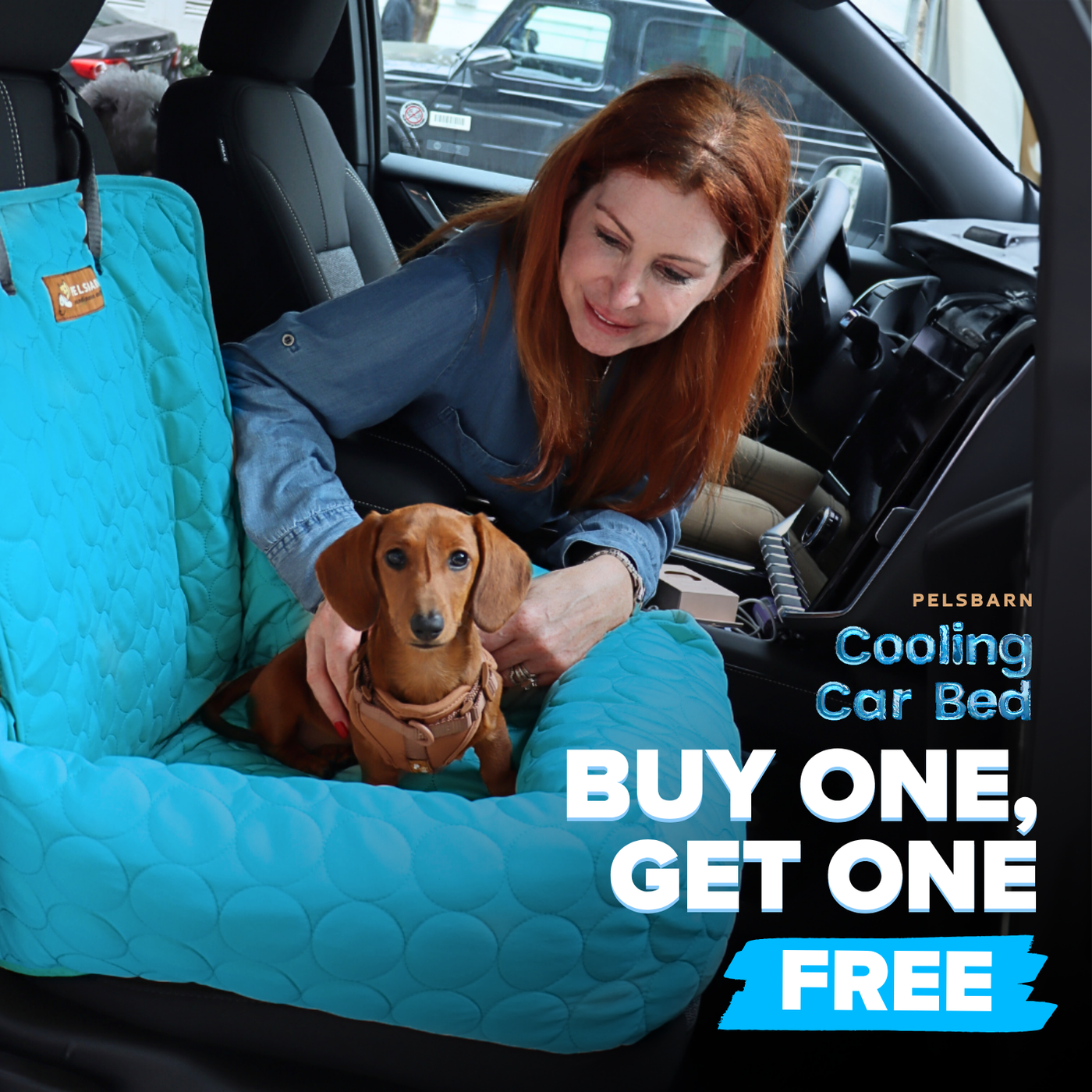Pelsbarn Cooling Car Bed BOGO Deal