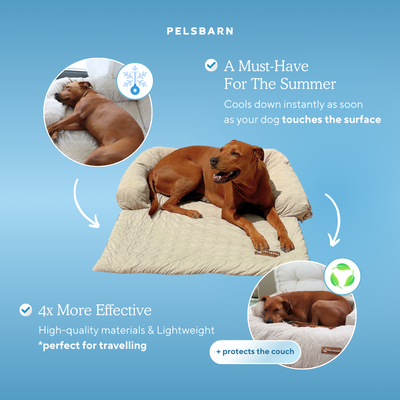 Pelsbarn Cooling Bed (4x more effective) + FREE Cooling Mat