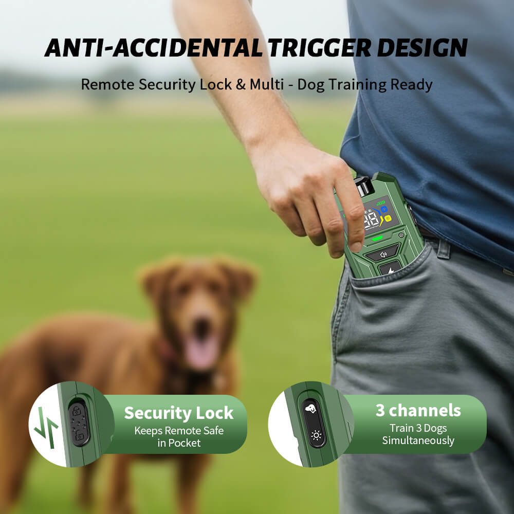 Masbrill Dog Training Collar with Remote – 2600Ft Range