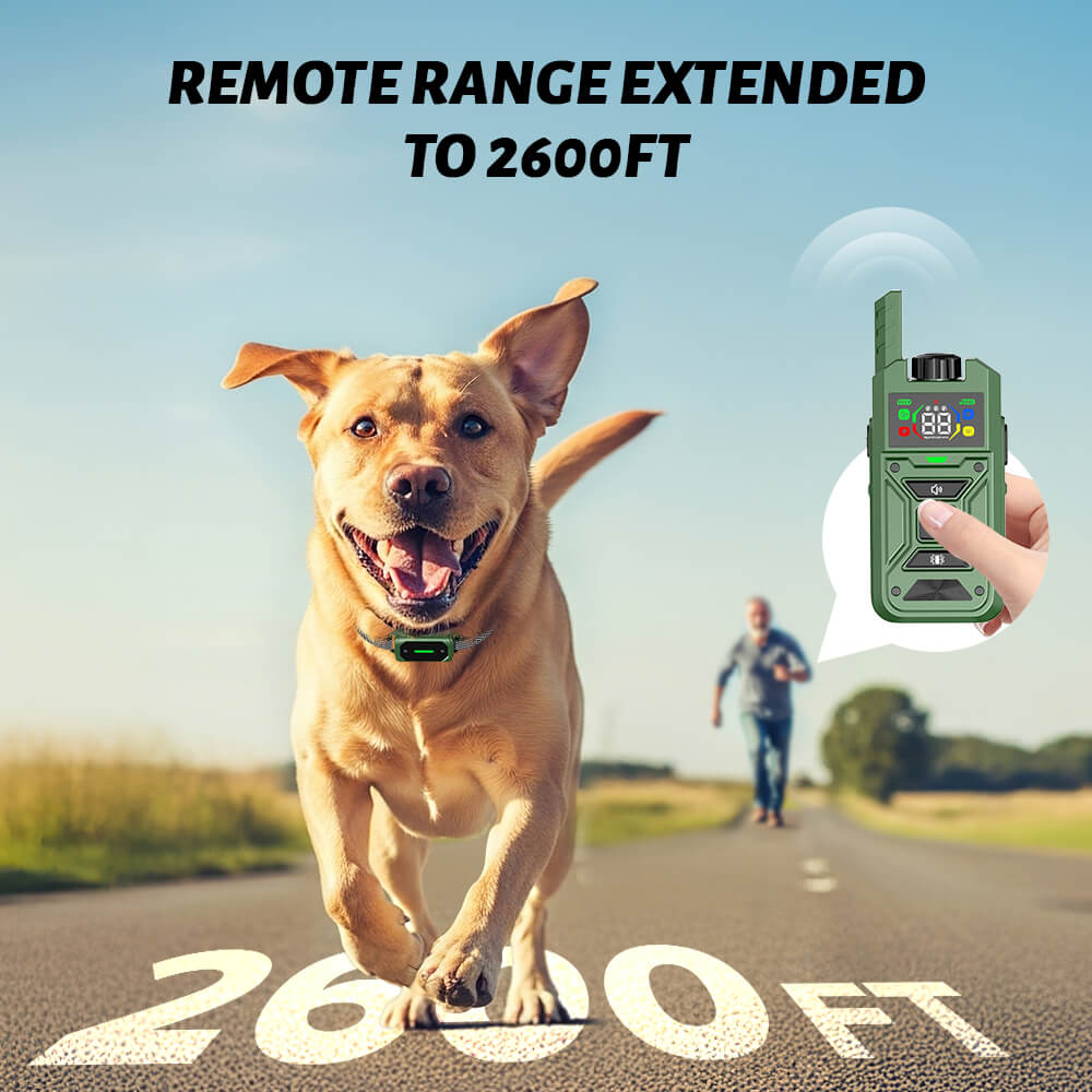 Masbrill Dog Training Collar with Remote – 2600Ft Range