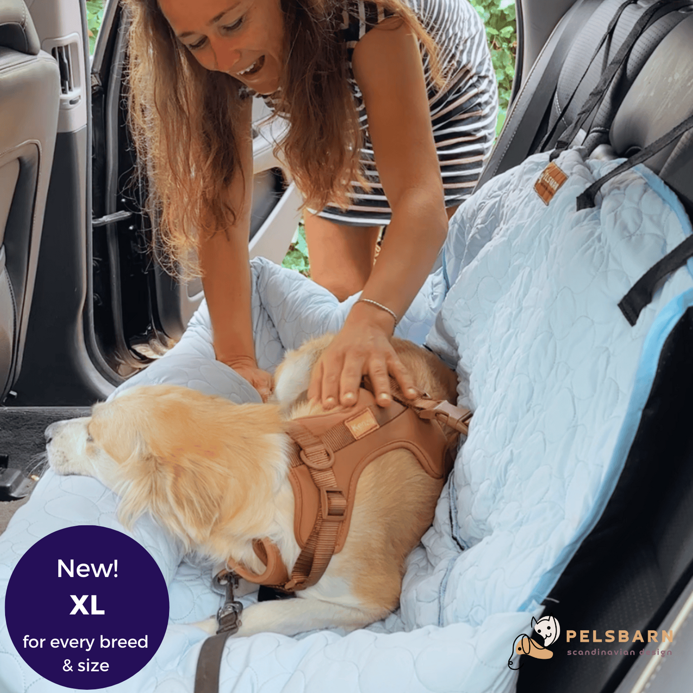 Pelsbarn Cooling Car Bed