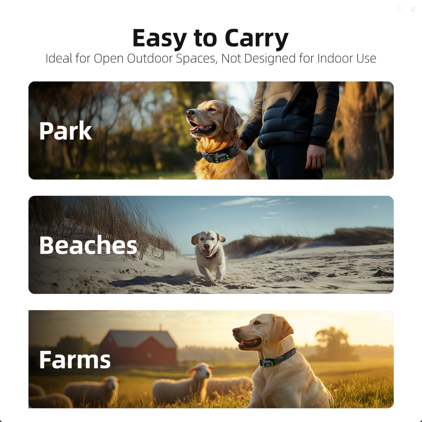 PetHey GPS Wireless Dog Fence F830Plus