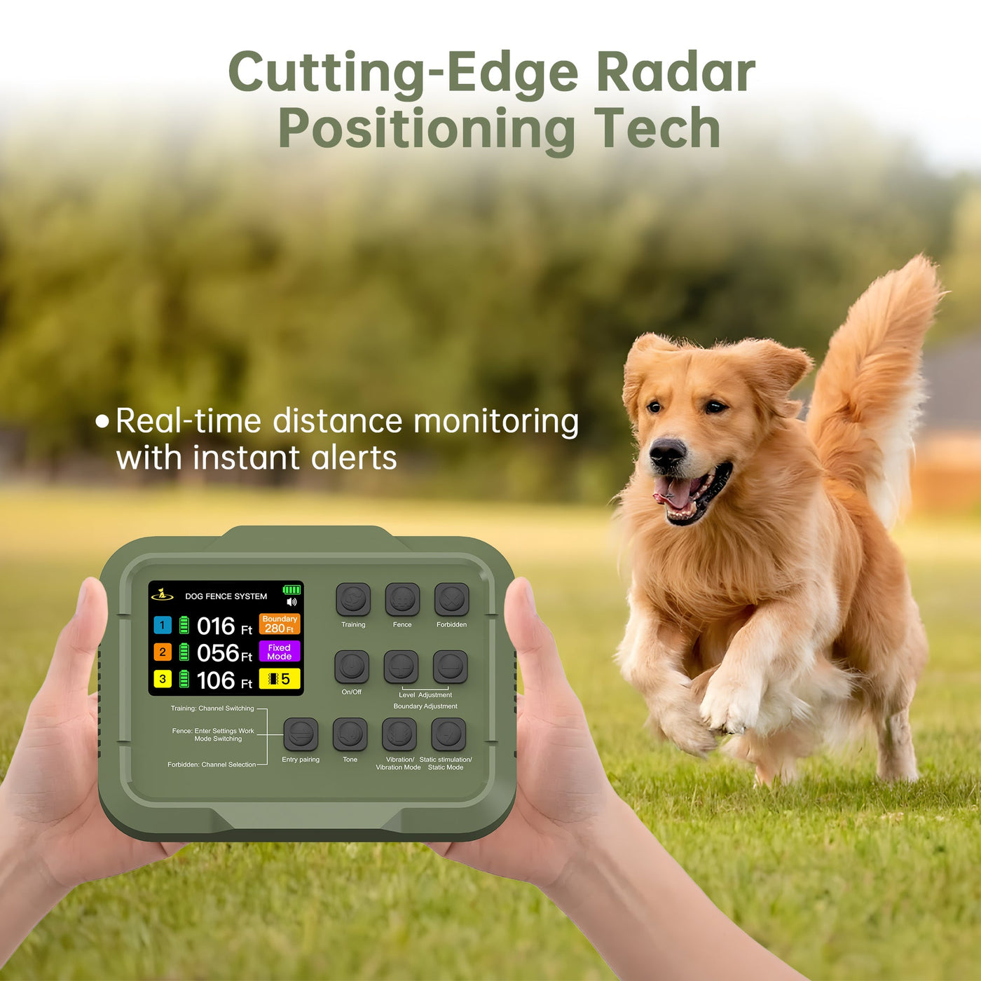 PetHey 3-in-1 Waterproof Wireless Dog Fence-F910Plus