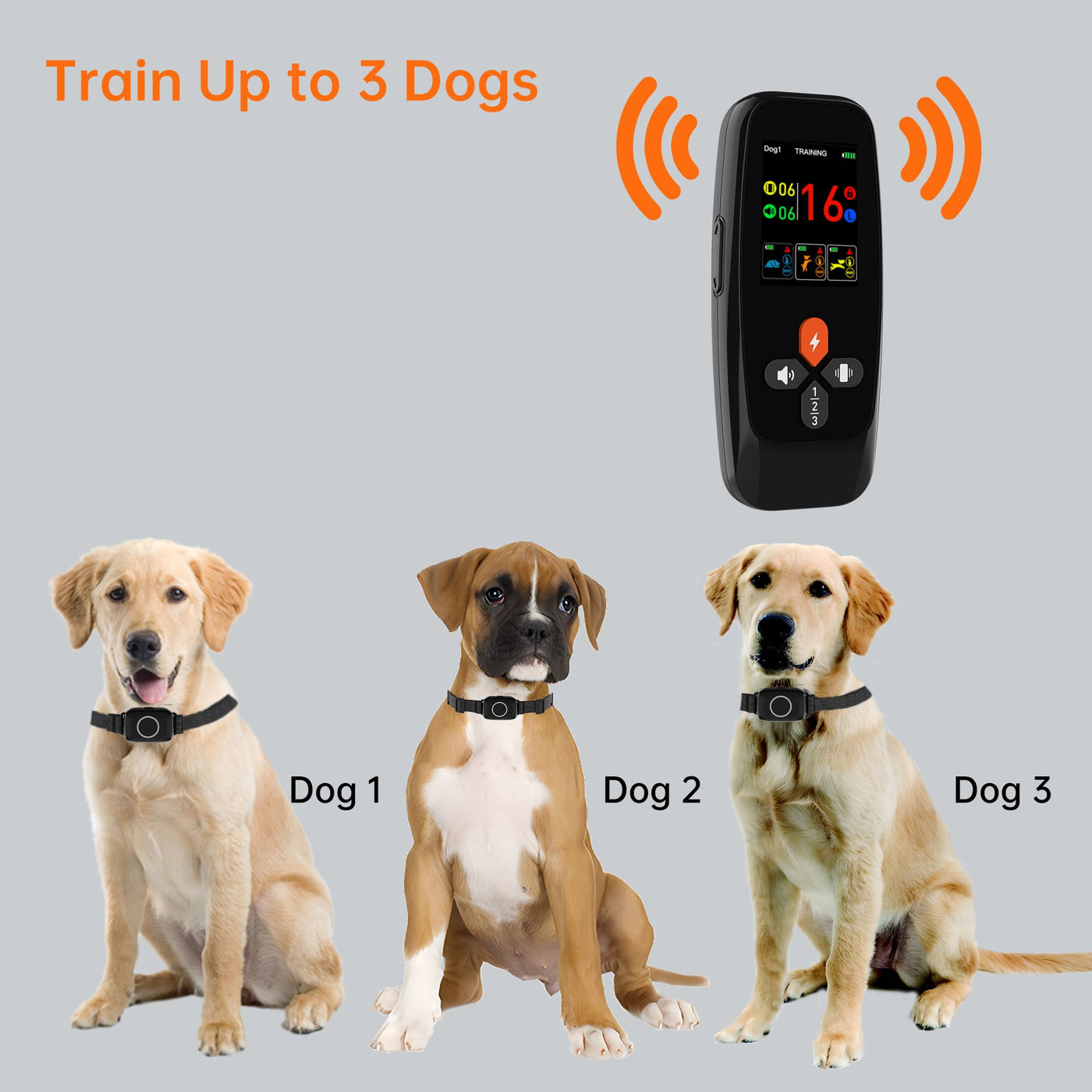 PetHey 4-in-1 Remote Dog Training Collar T800Plus
