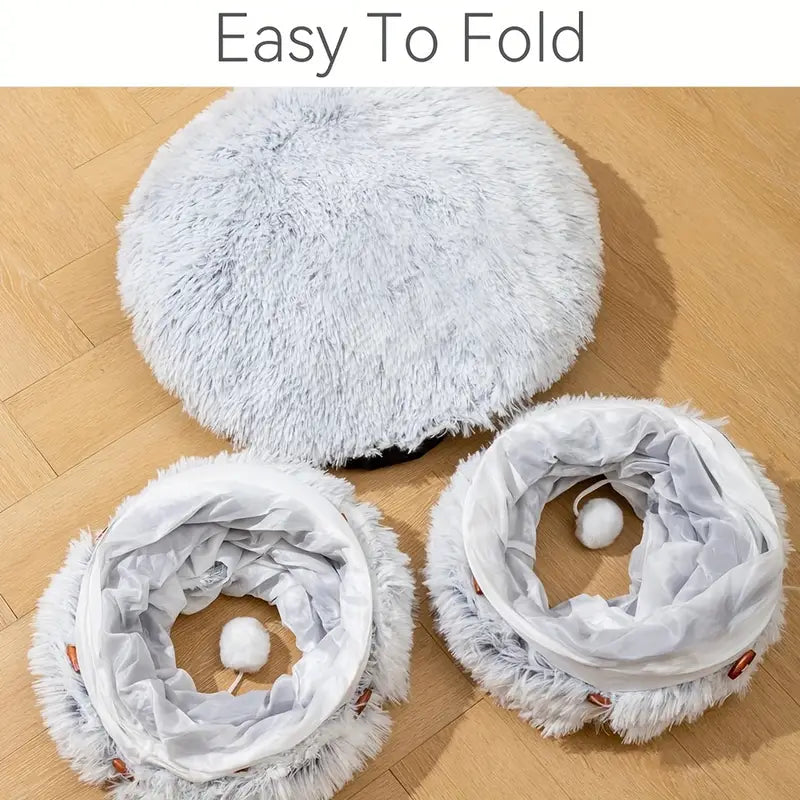 Cat Tunnel Bed for Under Christmas Tree