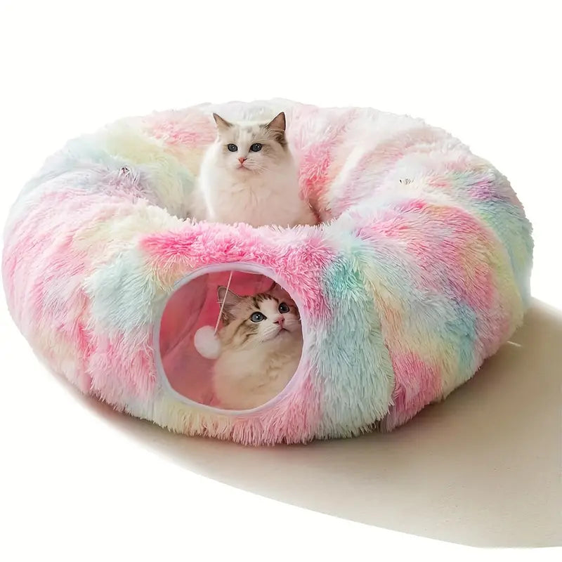 Cat Tunnel Bed for Under Christmas Tree