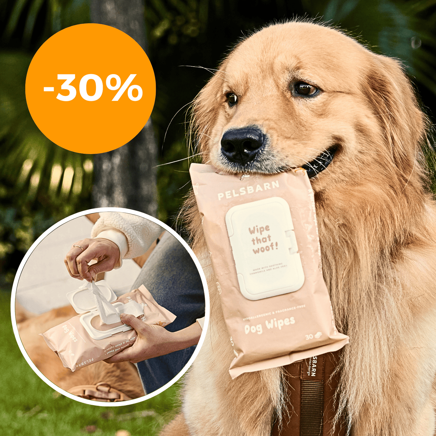 Dog Wipes for clean paws