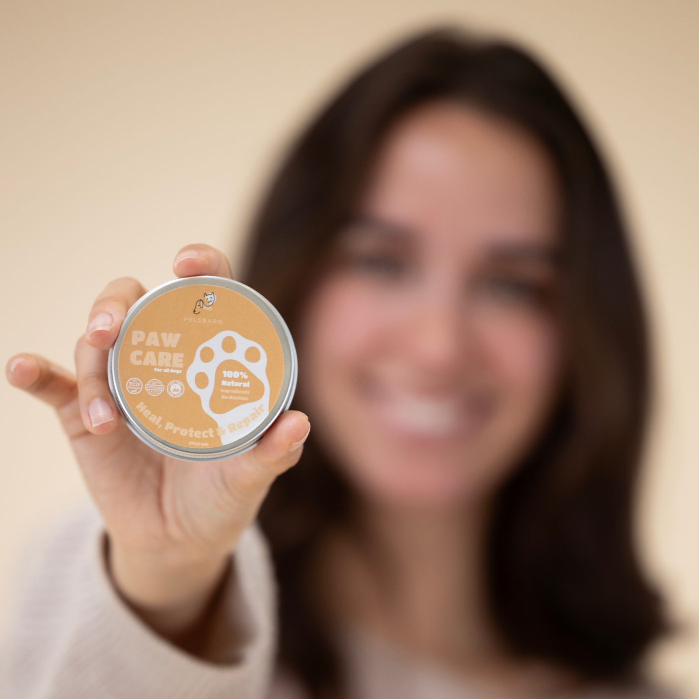 Dog paw protection balm (100% natural and vegan)