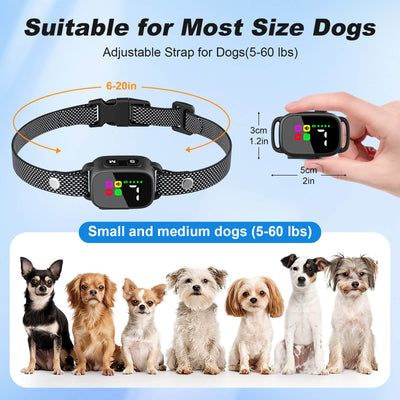 Masbrill No-Shock Bark Collar – Smart, Safe & Humane for Small and Medium Dogs