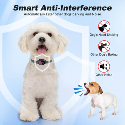 Masbrill No-Shock Bark Collar – Smart, Safe & Humane for Small and Medium Dogs