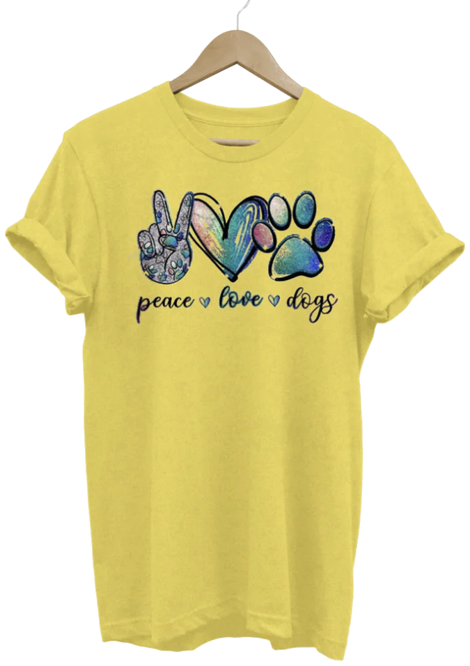 Peace Love Dogs T-Shirt