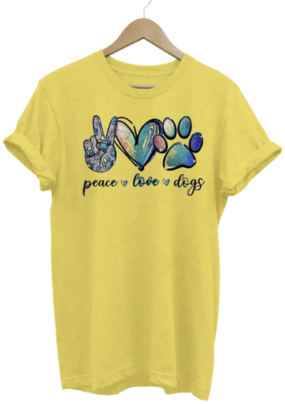 Peace Love Dogs T-Shirt