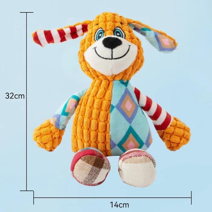 Immortal Squeaky Plush Toy for Aggressive Chewers -Small and Medium Dogs