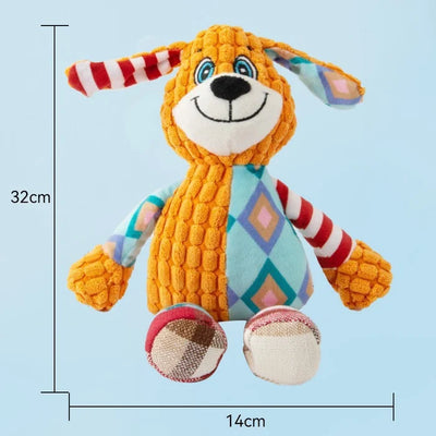 Immortal Squeaky Plush Toy for Aggressive Chewers -Small and Medium Dogs