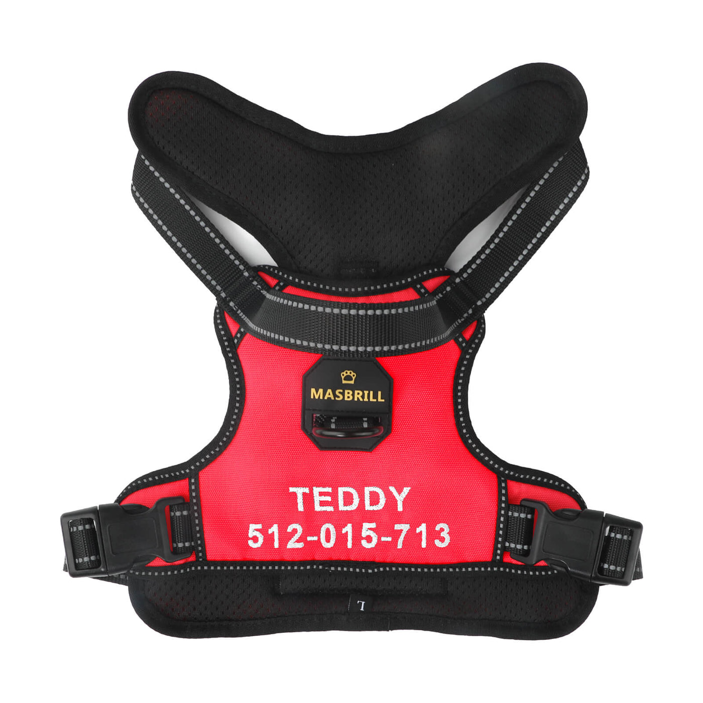 MASBRILL Custom Dog Harness with name