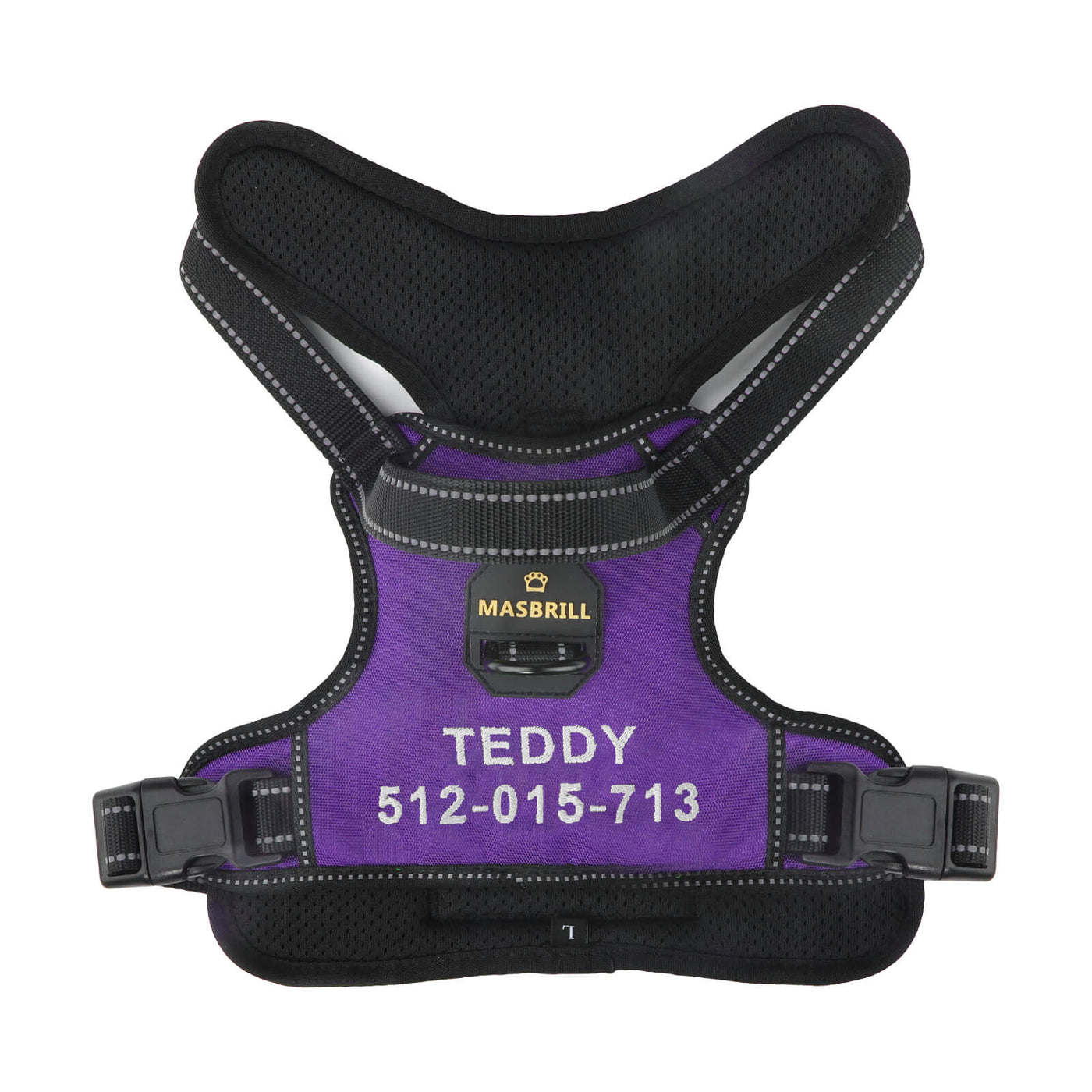 MASBRILL Custom Dog Harness with name