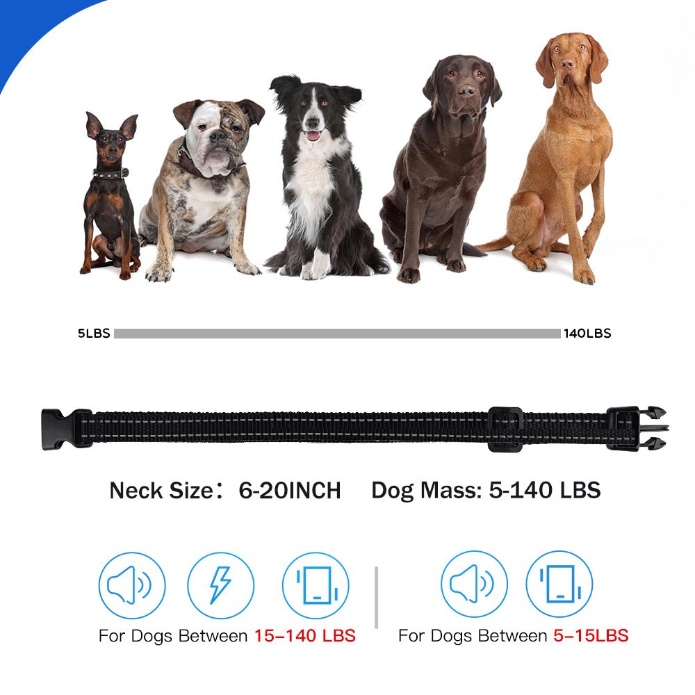 MASBRILL Dog Training Collar Rechargeable IPX7 Waterproof-913-2000ft